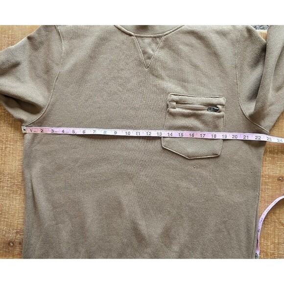 Arthur Beale brown pullover crewneck sweater mens size large - Picture 10 of 11